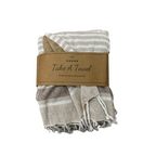 Take A Towel Jack beige strandset – beeld 2