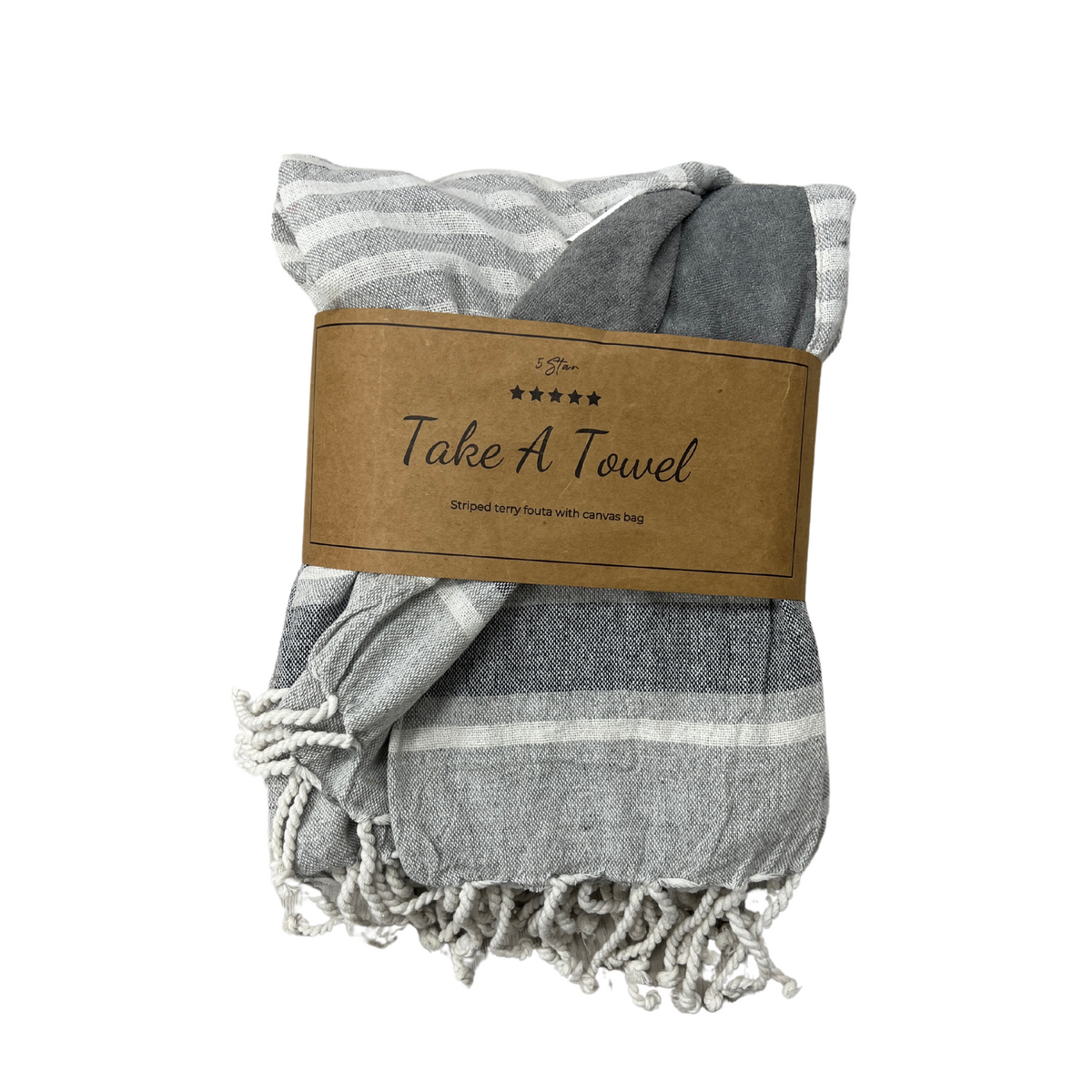 Take A Towel Jack grijs strandset – beeld 2
