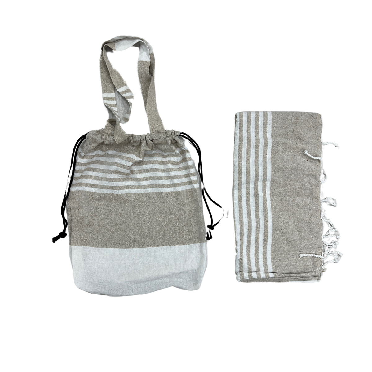 Take A Towel Max beige strandset – beeld 2