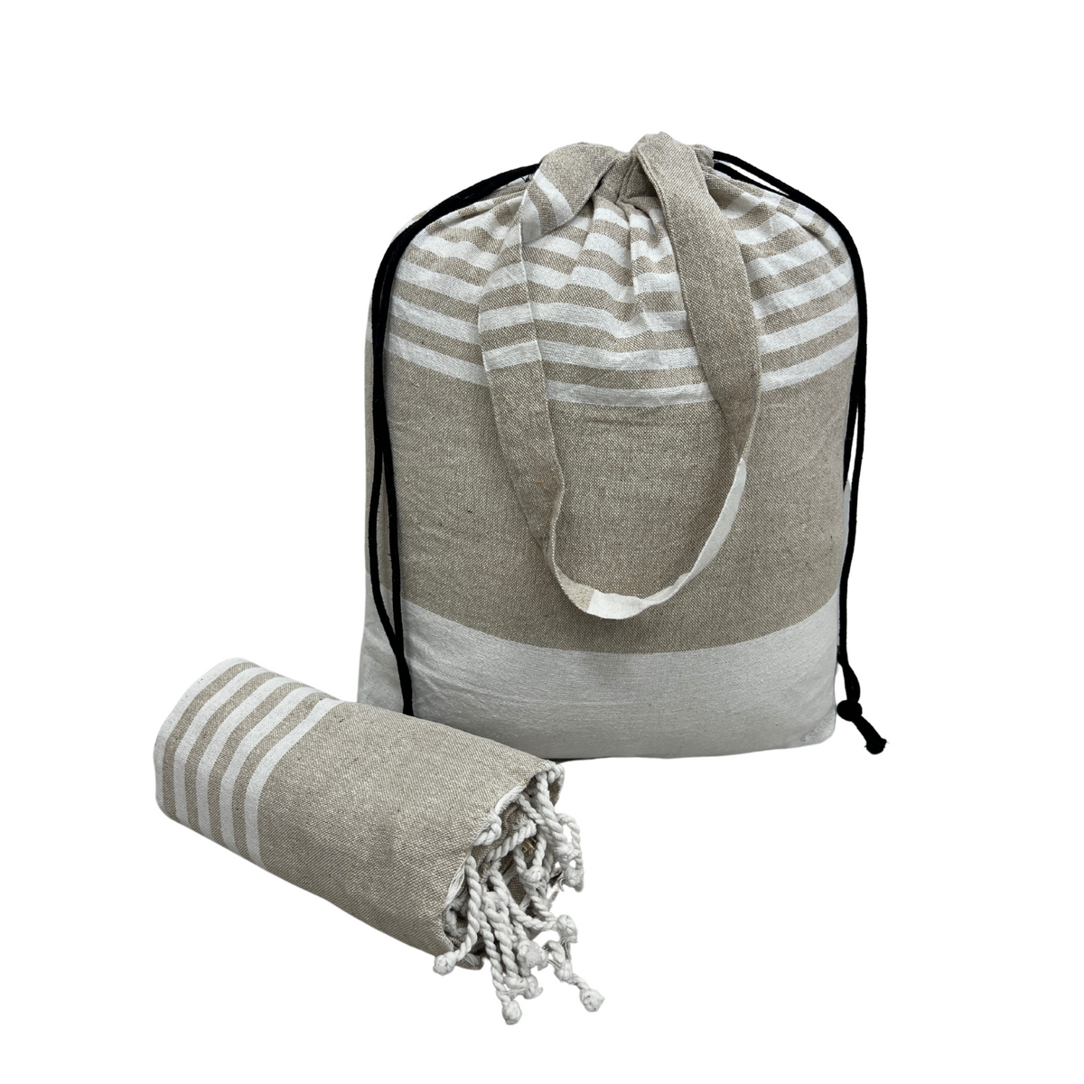 Take A Towel Max beige strandset