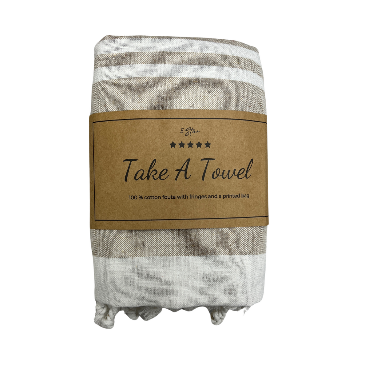 Take A Towel Max beige strandset – beeld 3