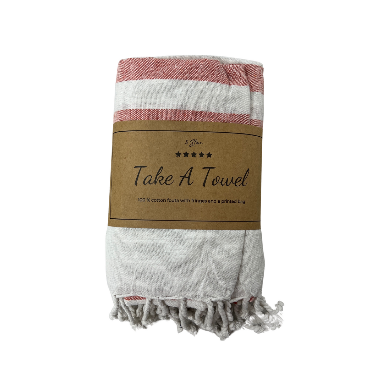 Take A Towel Kay oranje strandset – beeld 2