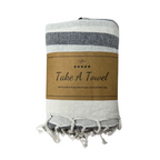 Take A Towel Kay grijs strandset – beeld 2