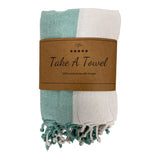 Hamamdoek Fleur Turquoise