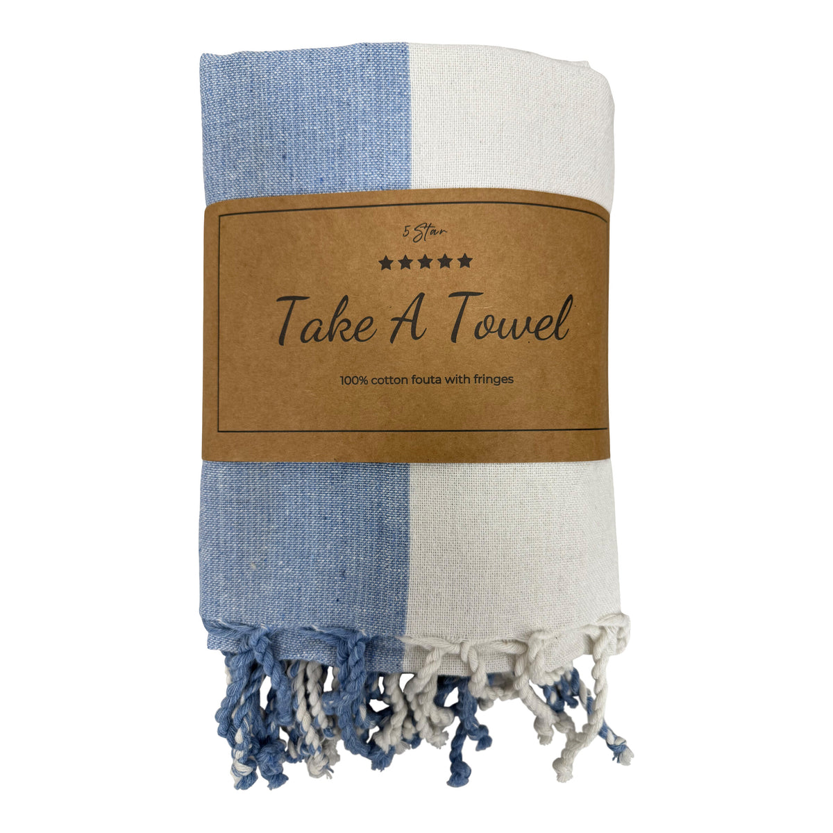 Hamamdoek Fleur blauw