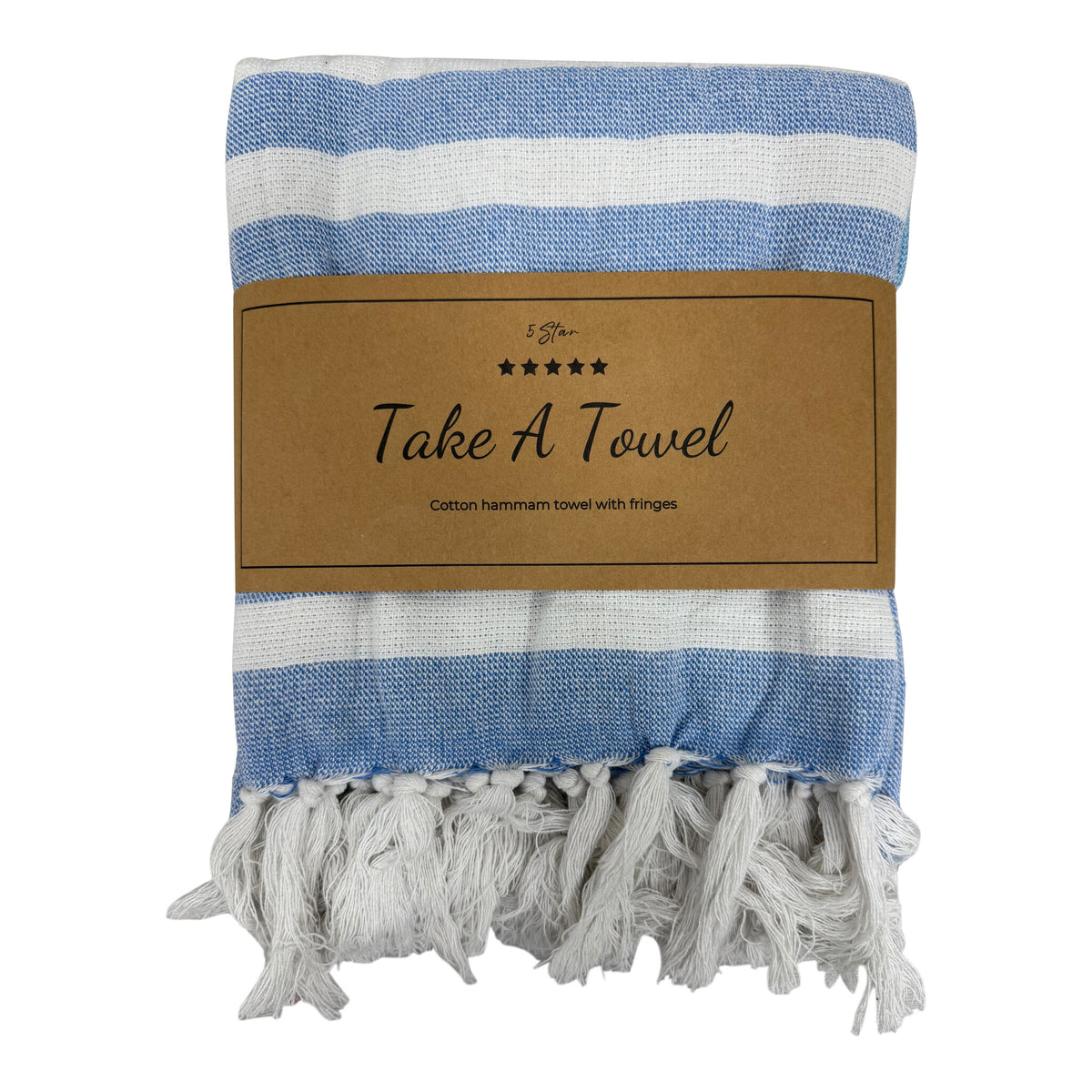 Hamamdoek Eva blauw