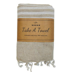 Hamamdoek Helen beige – detail